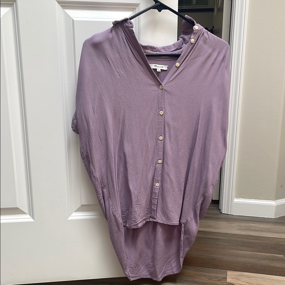 Madewell Lavender Button Down Shirt